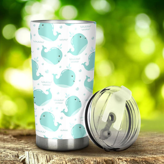 Tumbler Whales-Amaze Style™-Tumbler - Tumbler Whales-20oz Large-Vibe Cosy™