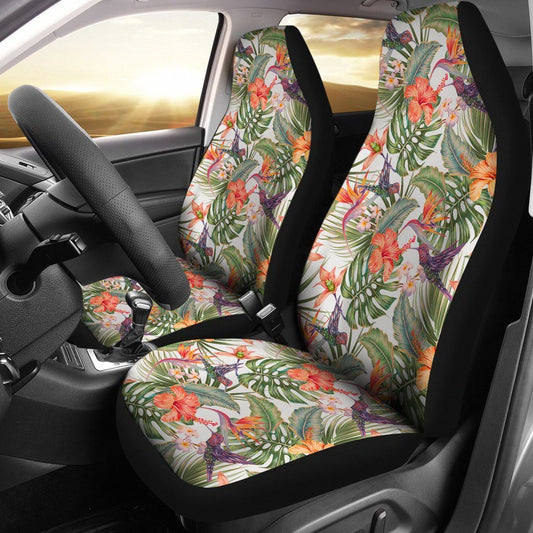 Hawaii Hibiscus Pattern Car Seat Covers 06 - AH - TH3-CAR SEAT COVERS-Alohawaii-Car Seat Covers-Universal Fit-White-Vibe Cosy™