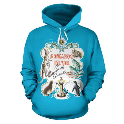 Australia Kangaroo Island Hoodie NNK 1418-Apparel-NNK-Hoodie-S-Vibe Cosy™