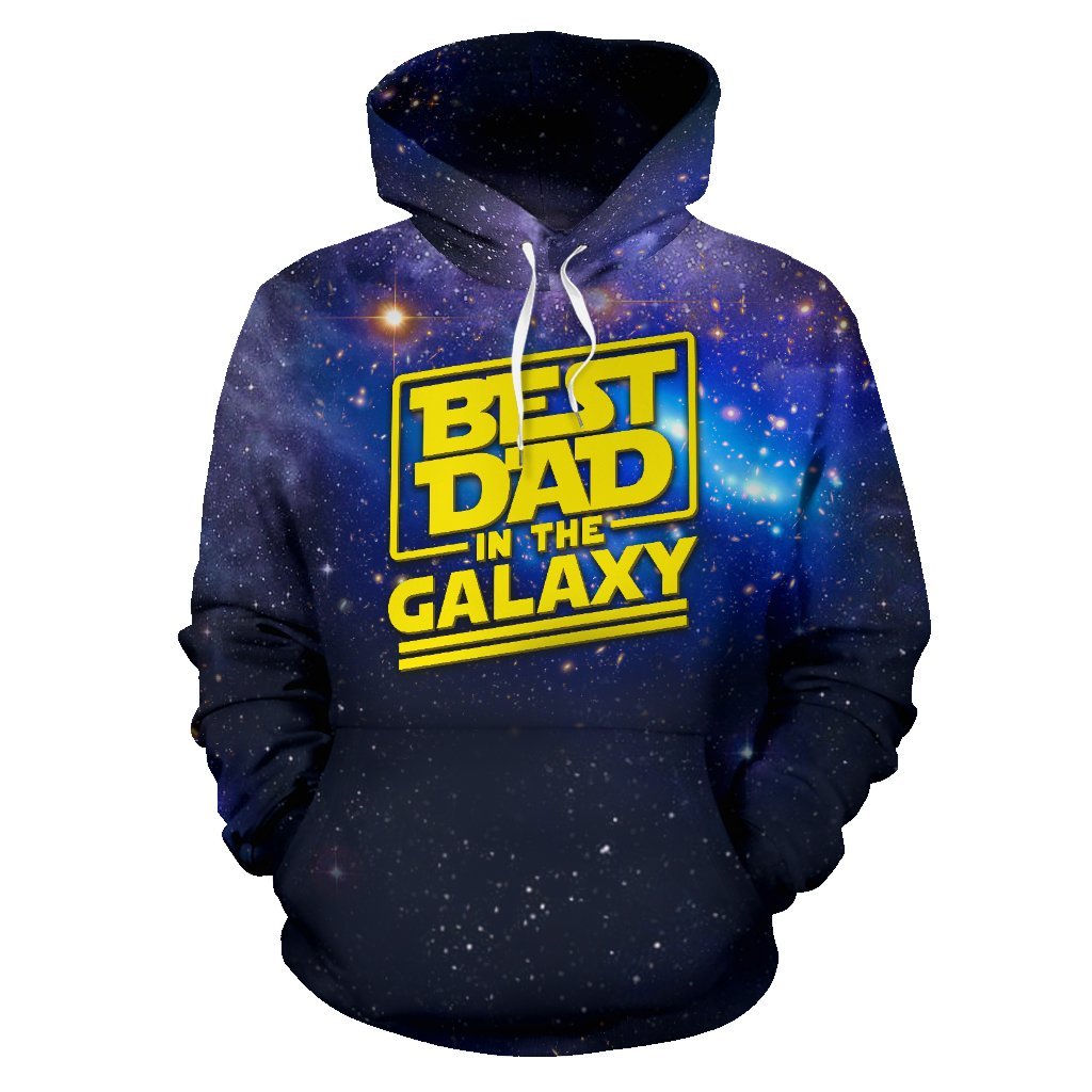 Father's Day for the Best father in galaxy 3D All Over Printed Shirts For Men and Women TT090301-Apparel-TT-Hoodie-S-Vibe Cosy™