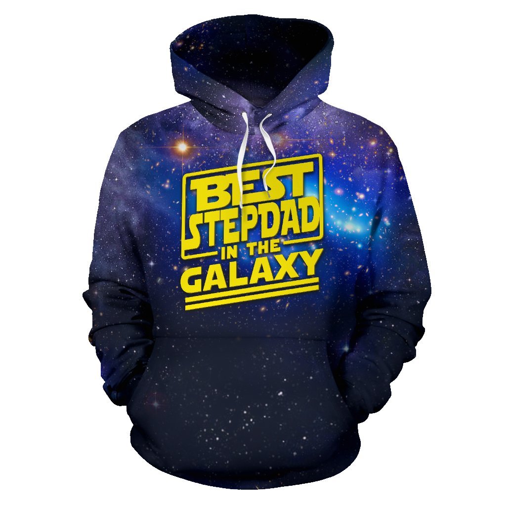 Father's Day for the Best stepdad in galaxy 3D All Over Printed Shirts For Men and Women TT090302-Apparel-TT-Hoodie-S-Vibe Cosy™
