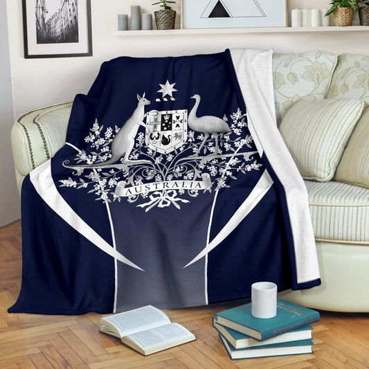 Australia Active Premium Blanket-PREMIUM BLANKETS-PL8386-Premium Blanket-Youth (56 x 43 inches / 140 x 110 cm)-Vibe Cosy™