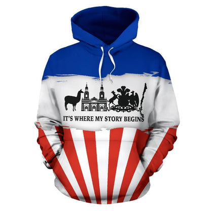 Chile - Where My Story Begins Hoodie NNK 098-Apparel-NNK-Hoodie-S-Vibe Cosy™