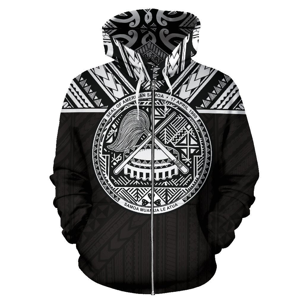 American Samoa And Samoa All Over Hoodie - PL-ALL OVER PRINT HOODIES (P)-PL8386-Hoodie-S-Black-Vibe Cosy™