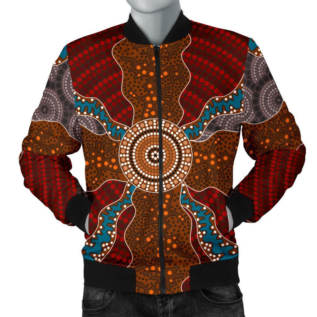 Australia All Over Hoodie Australia Pattern- NNK1476-Apparel-PL8386-Bomber Jacket-S-Vibe Cosy™