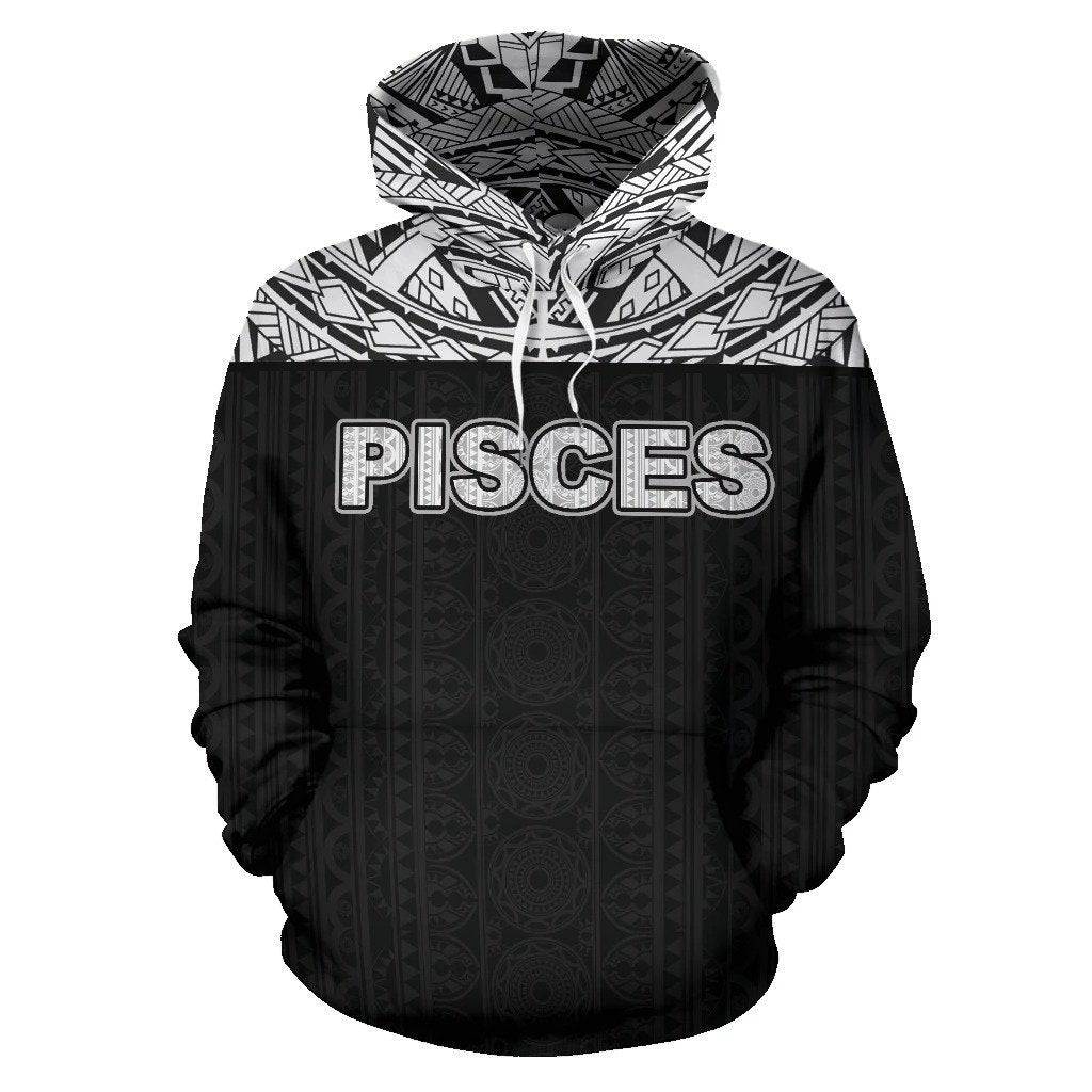Aquarius Zodiac- Poly All Over Hoodie Red Version NTH140853-Apparel-NTH-Hoodie-S-Vibe Cosy™
