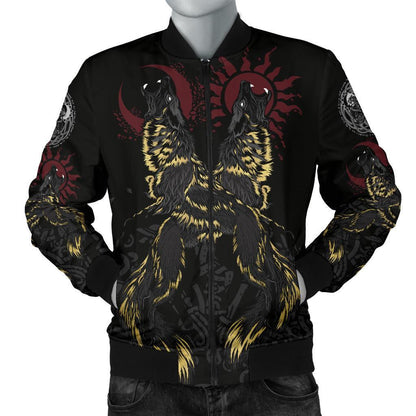 Vikings - The Wolves Skoll and Hati-Apparel-HP Arts-Hoodie-S-Vibe Cosy™