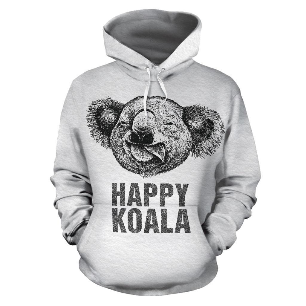 Australia Koala Hoodie - Drawing Style - NNK1419-Apparel-NNK-Hoodie-S-Vibe Cosy™