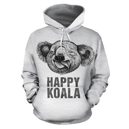 Australia Koala Hoodie - Drawing Style - NNK1419-Apparel-NNK-Hoodie-S-Vibe Cosy™