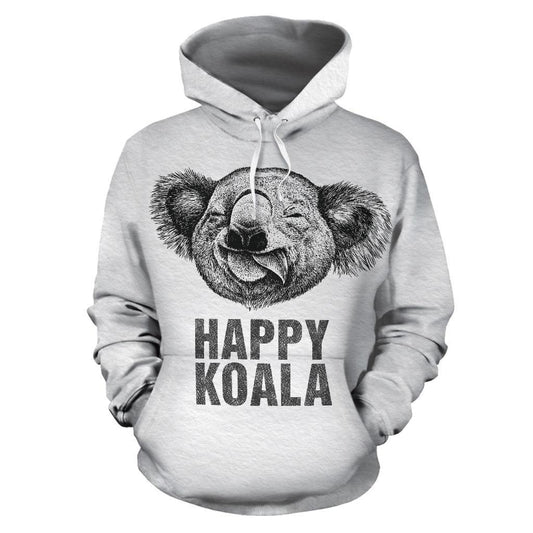 Australia Koala Hoodie - Drawing Style - NNK1419-Apparel-NNK-Hoodie-S-Vibe Cosy™