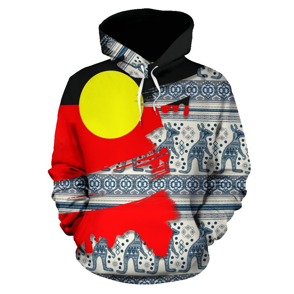 Aboriginal Flag And Pattern 3D All Over Printed Hoodie MP512-Apparel-MP-Hoodie-S-Vibe Cosy™