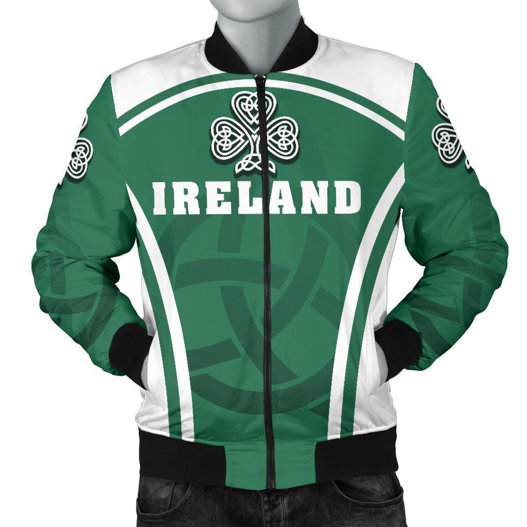 Ireland Women's Bomber Jaket - Sport Style-HD09-Men's Bomber Jacket-S-Vibe Cosy™
