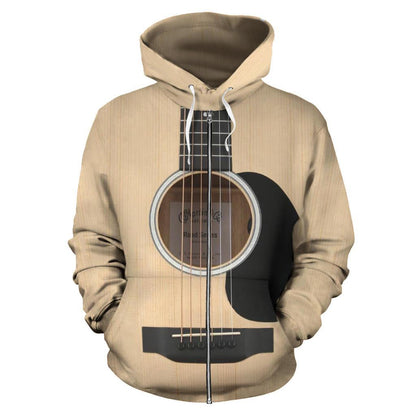 Acoustic Guitar 3D All Over Printed Shirts for Men and Women TT0016-Apparel-TT-Zipped Hoodie-S-Vibe Cosy™