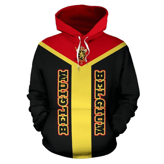 Belgium is My Homeland Pullover Hoodie A7-Apparel-HD09-Hoodie-S-Vibe Cosy™
