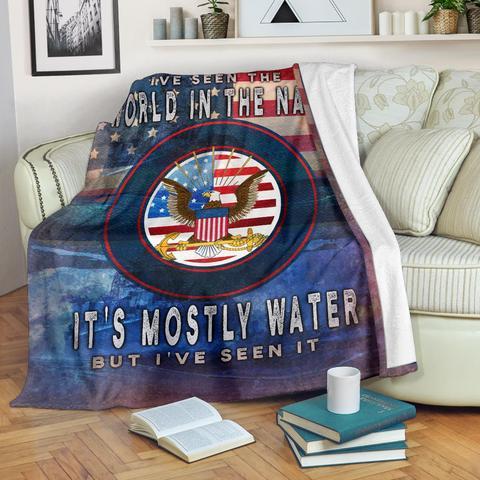 US Navy 3D All Over Printed Blanket
