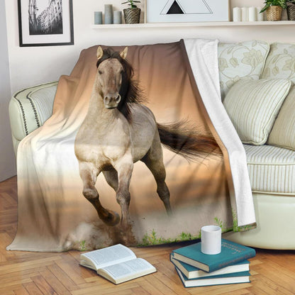 Cavallo Selvaggio-Amaze Style™-Premium BlanketCavallo Selvaggio-Youth (56 x 43 inches / 140 x 110 cm)-Vibe Cosy™