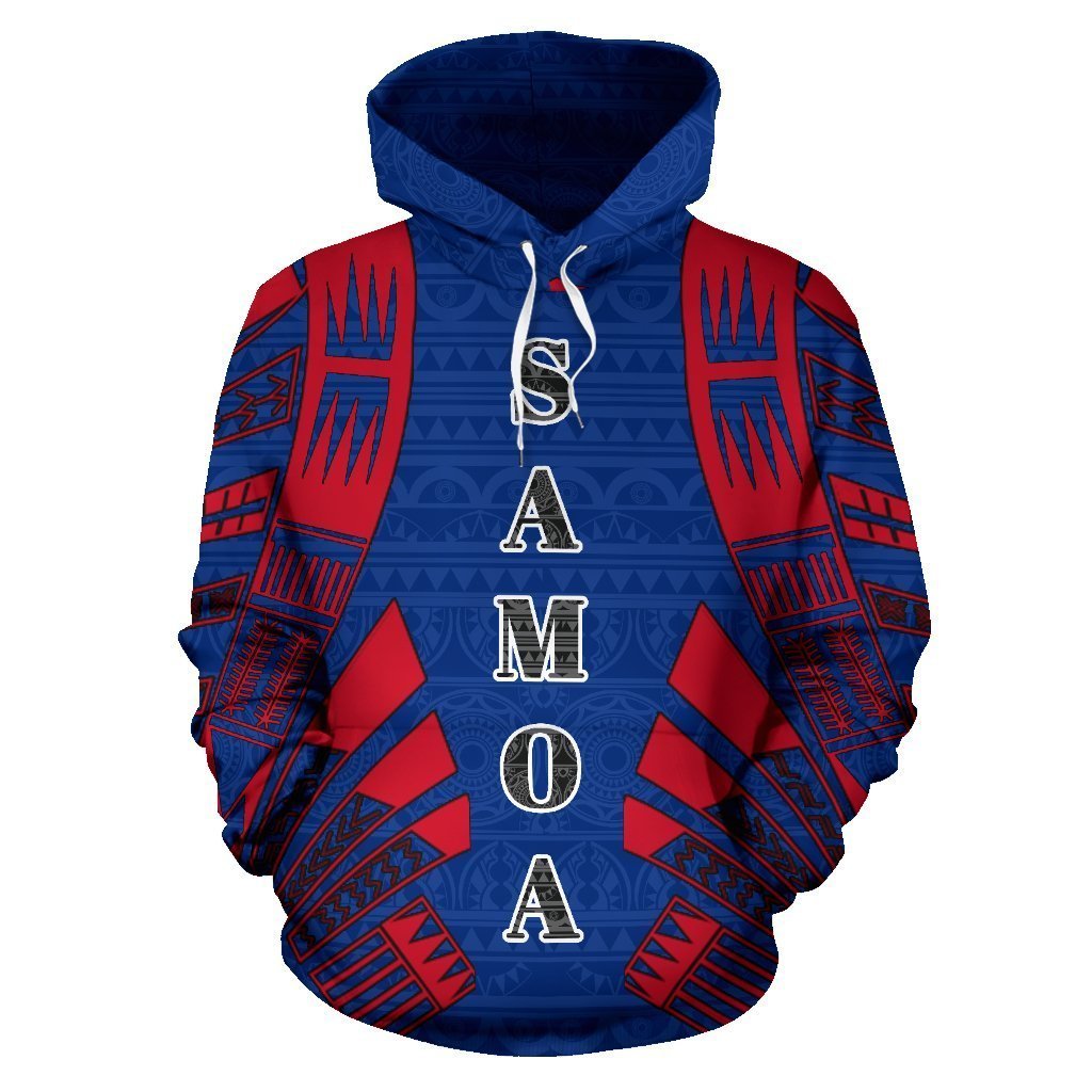 Samoa All Over Hoodie - Tattoo Style - BN01-ALL OVER PRINT HOODIES (P)-Phaethon-Hoodie-S-Vibe Cosy™