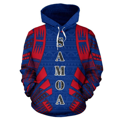 Samoa All Over Hoodie - Tattoo Style - BN01-ALL OVER PRINT HOODIES (P)-Phaethon-Hoodie-S-Vibe Cosy™