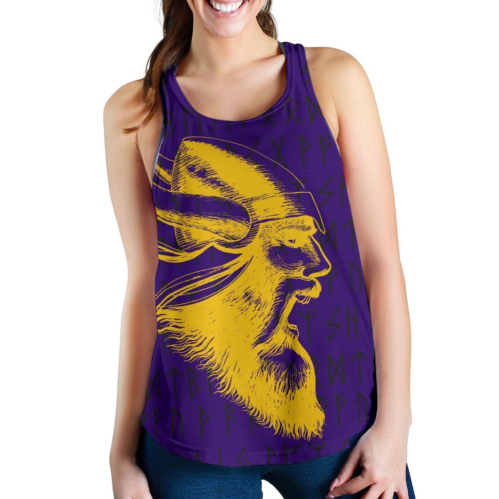 Vikings Warrior™ Women's Tank Top TH75-TANK TOPS-HP Arts-Tank Top-XS-Purple-Vibe Cosy™