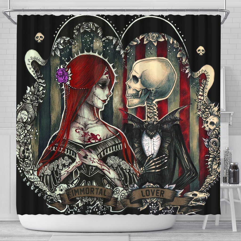Immortal Lover Set-6teenth Outlet-Shower curtains-Vibe Cosy™