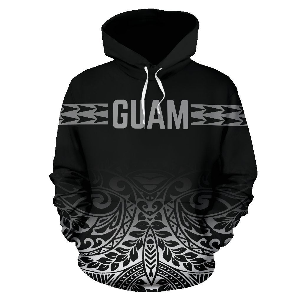 Guam All Over Hoodie - Polynesian Fog-ALL OVER PRINT HOODIES-HP Arts-Hoodie-S-Black-Vibe Cosy™