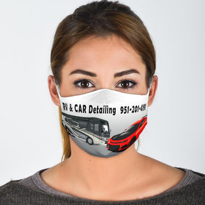 RV DETAILING B-Amaze Style™-Face Mask - RV DETAILING B-Adult Mask + 2 FREE Filters (Age 13+)-Vibe Cosy™