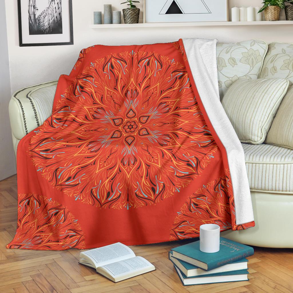 Mandala P1 (Fiesta) - Throw Blankets-Amaze Style™-Premium BlanketMandala P1 (Fiesta) - Throw Blankets-Youth (56 x 43 inches / 140 x 110 cm)-Vibe Cosy™