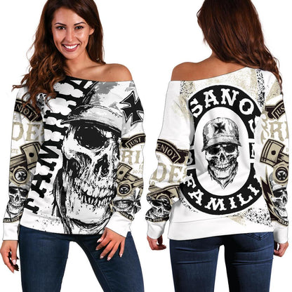 INSANOS Womans Off the Shoulder Sweater-Amaze Style™-Women's Off Shoulder Sweater - INSANOS Womans Off the Shoulder Sweater-2XS-Vibe Cosy™