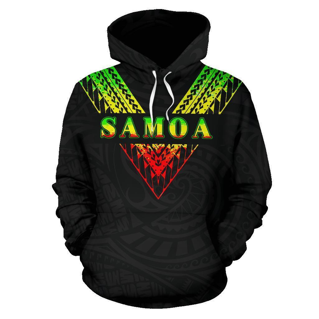 Samoa All Over Hoodie - Reggae Color Sailor Style - BN01-ALL OVER PRINT HOODIES (P)-Phaethon-Hoodie-S-Vibe Cosy™