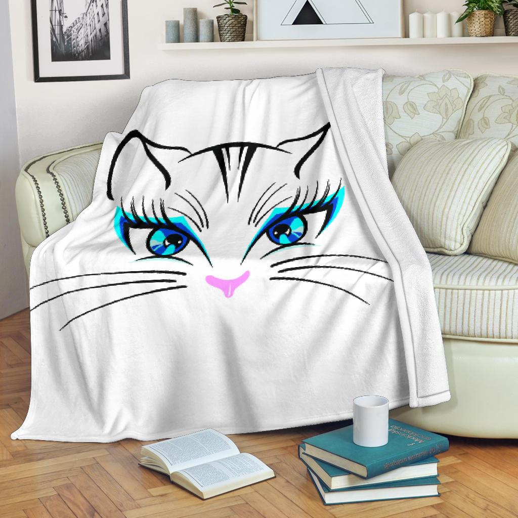 Occhi di Gatta-Amaze Style™-Premium BlanketOcchi di Gatta-Youth (56 x 43 inches / 140 x 110 cm)-Vibe Cosy™