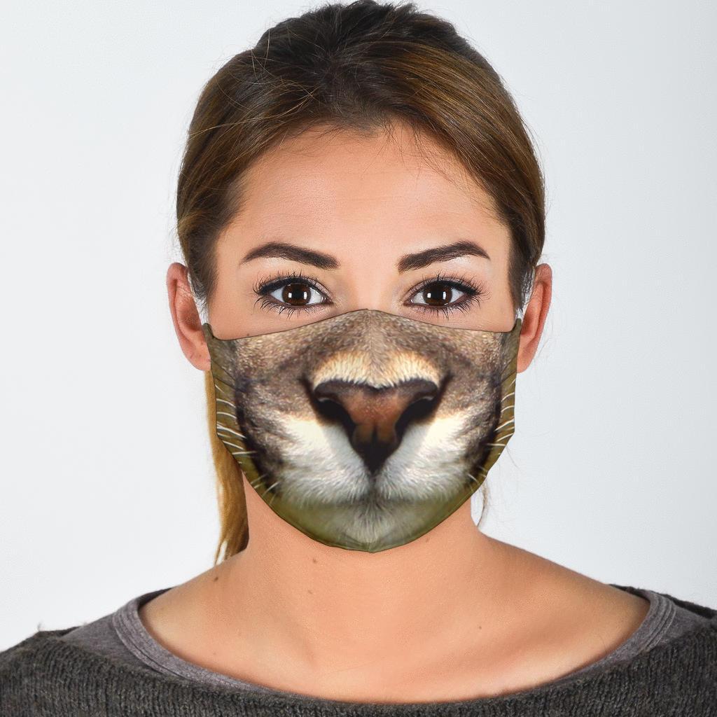 Cougar / Mountain Lion Face Mask (Adult) – Run The Stars™