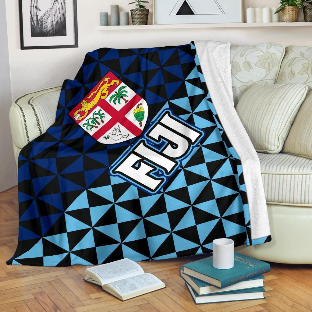 Fiji Polynesian Premium Blanket-PREMIUM BLANKETS-Khanh Arts-Premium Blanket-Youth (56 x 43 inches / 140 x 110 cm)-Vibe Cosy™
