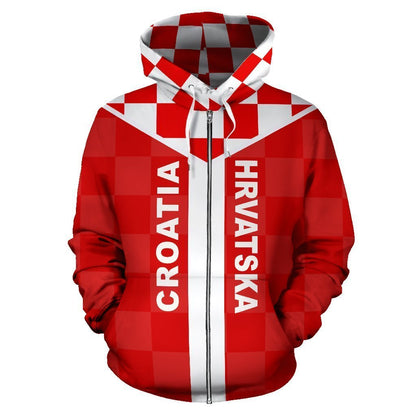 Neo Croatia Zip Hoodie A6-Apparel-Khanh Arts-Hoodie-S-Vibe Cosy™