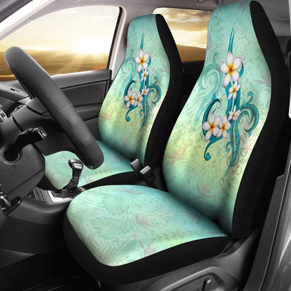 Hawaiian Car Seat Covers - Hawaii Plumeria Flower - AH - TH3-CAR SEAT COVERS-Alohawaii-Car Seat Covers-Universal Fit-White-Vibe Cosy™