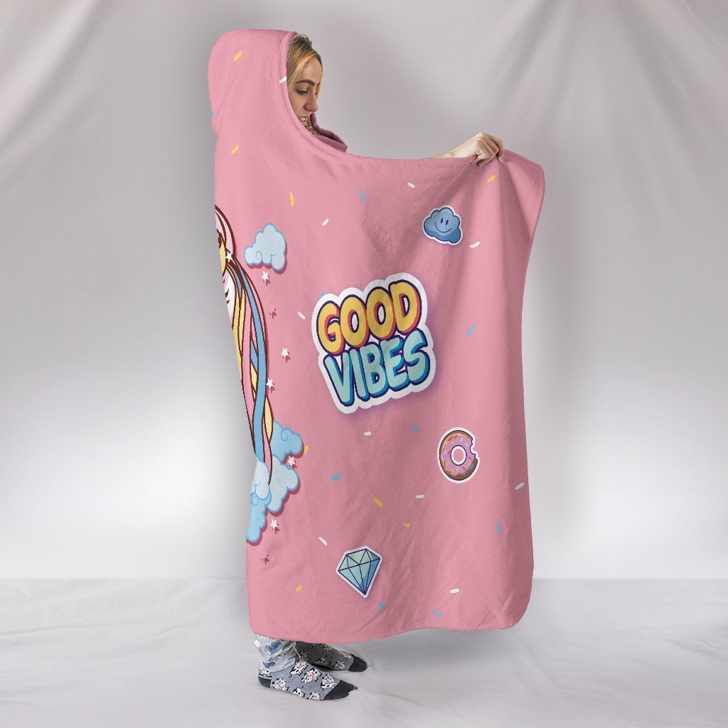 Custom Hoodie Blanket - I'm a Unicorn-6teenth World™-Hooded Blanket-Youth 60"x45"-Vibe Cosy™