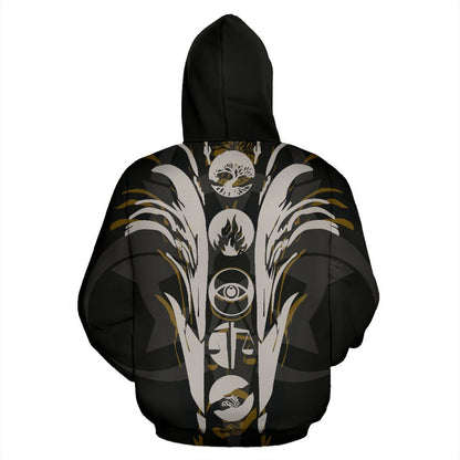 Divergent Factions All Over Zip-Up Hoodie-ALL OVER PRINT ZIP HOODIES (P)-HP Arts-Zip-Up Hoodie-S-Vibe Cosy™