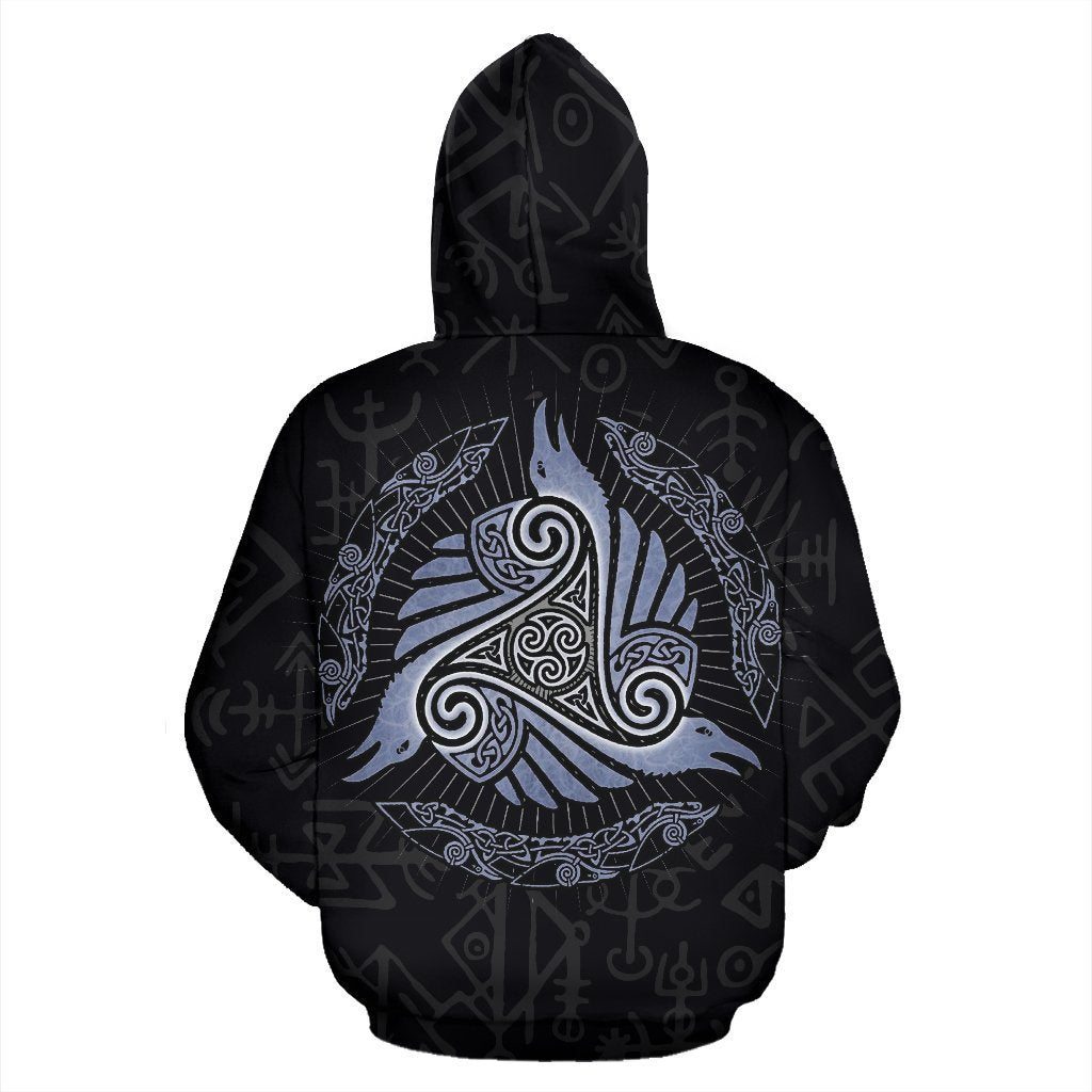 Viking All Over Zip-Up Hoodie - BN09-ALL OVER PRINT ZIP HOODIE (P)-HP Arts-Zip-Up Hoodie-S-Vibe Cosy™