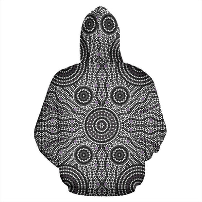 Australia All Over Hoodie Australia Pattern- NNK1478-Apparel-PL8386-Zip-up Hoodie-S-Vibe Cosy™