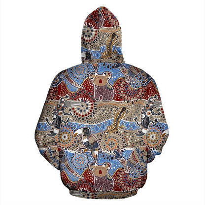 Australia Aboriginal™ Hoodie 02 -NNK1484-Apparel-PL8386-Hoodie-S-Vibe Cosy™
