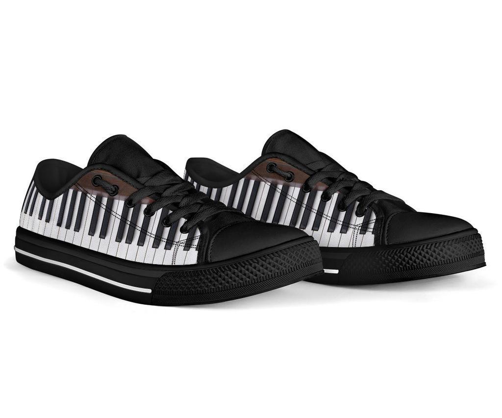 Piano Key Low Top Shoes HG01-Apparel-HG-US5 (EU38)-MEN'S LOW TOP-Vibe Cosy™