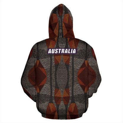 I'm Aussie - Proud to be All Over Print Hoodie - NNK1427-Apparel-NNK-Hoodie-S-Vibe Cosy™