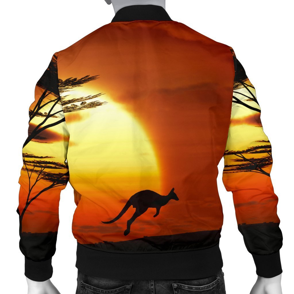 Australia All Over Hoodie Kangaroo Sunset - NNK1435-Apparel-NNK-Hoodie-S-Vibe Cosy™