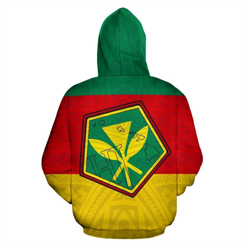 Hawaii King Kamehameha Polynesian Hoodie - AH - J1-Apparel-Phaethon-Hoodie-S-Vibe Cosy™