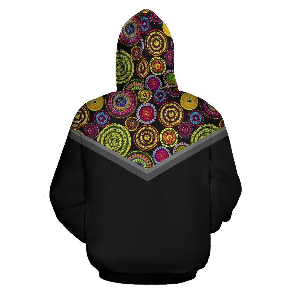 Australia Aboriginal All Over Print Hoodies-NNK1809-Apparel-PL8386-Zip-Up Hoodie-S-Vibe Cosy™