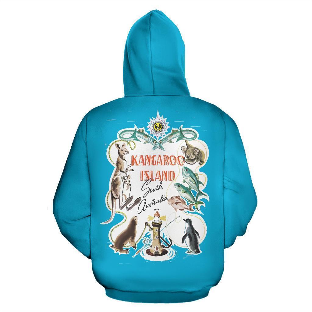 Australia Kangaroo Island Hoodie NNK 1418-Apparel-NNK-Hoodie-S-Vibe Cosy™