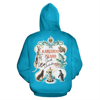 Australia Kangaroo Island Hoodie NNK 1418-Apparel-NNK-Hoodie-S-Vibe Cosy™