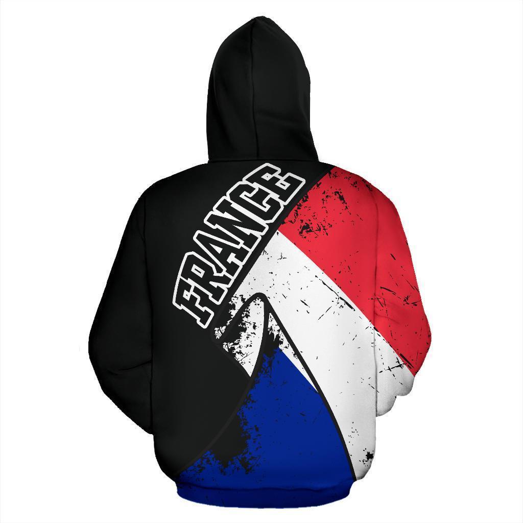 France Special Grunge Flag Hoodie NNK 1306-Apparel-NNK-Hoodie-S-Vibe Cosy™