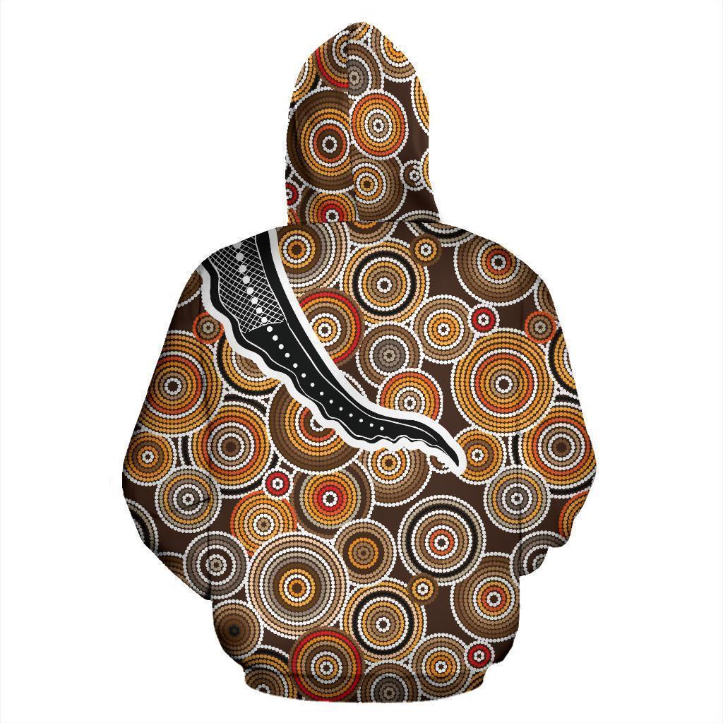 Australia Hoodie Crocodile Australia Pattern- NNK1473-Apparel-PL8386-Zip-up Hoodie-S-Vibe Cosy™