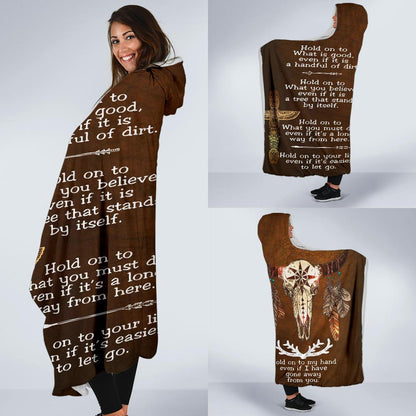 Native American Hooded Blanket