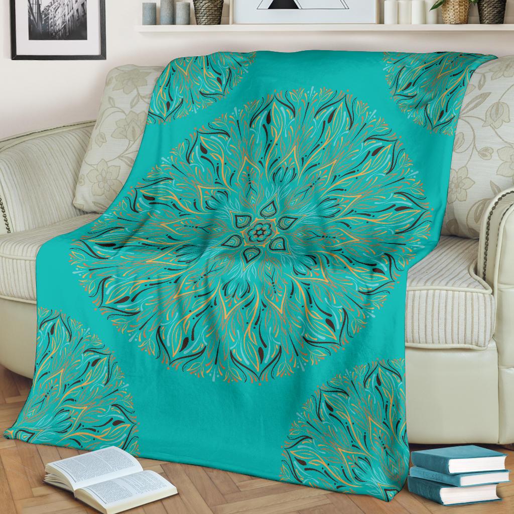 Mandala P1 (Tiffany Girl) - Throw Blankets-Amaze Style™-Premium BlanketMandala P1 (Tiffany Girl) - Throw Blankets-Youth (56 x 43 inches / 140 x 110 cm)-Vibe Cosy™
